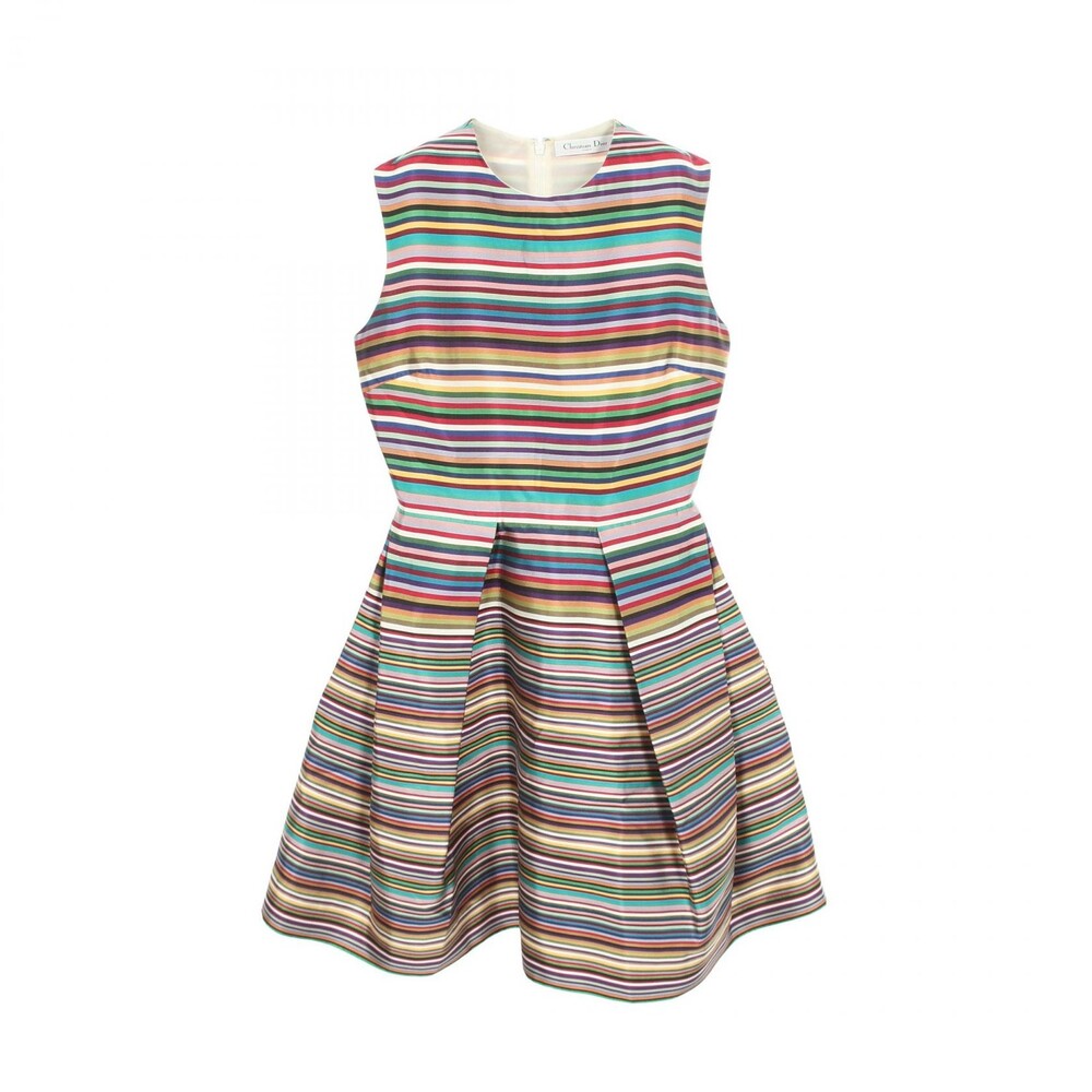 Christian Dior Border Sleeveless Dress #292241D47B